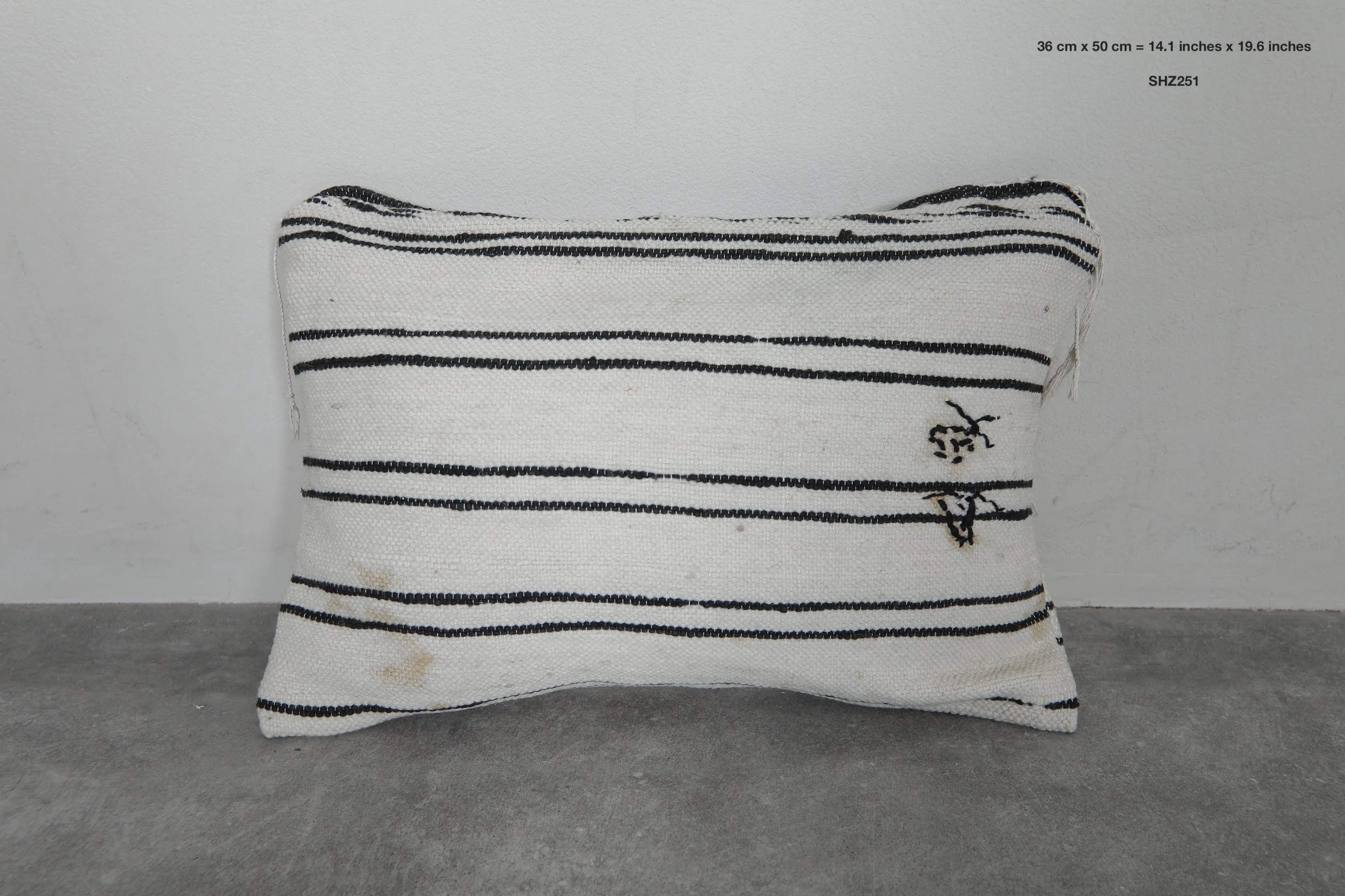 Moroccan Striped Pillow - 14.1 x 19.6 Inches