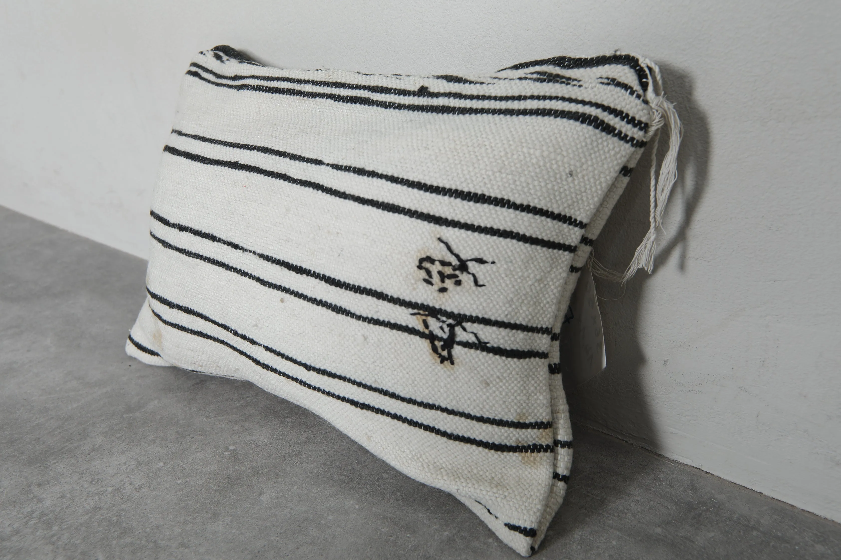 Moroccan Striped Pillow - 14.1 x 19.6 Inches