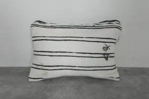 Moroccan Striped Pillow - 14.1 x 19.6 Inches