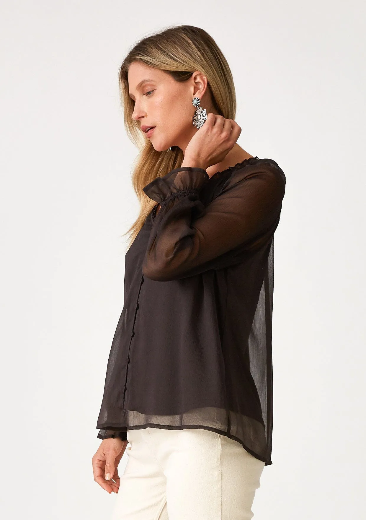Nellie Sheer Blouse