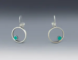 Nest Small Circle Dangle Earrings