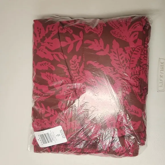 ❤NWT TORRID POCKETS DRESS - TEA LENGTH - A-LINE LEAF PRINT - CHIFFON - PLUS SIZE