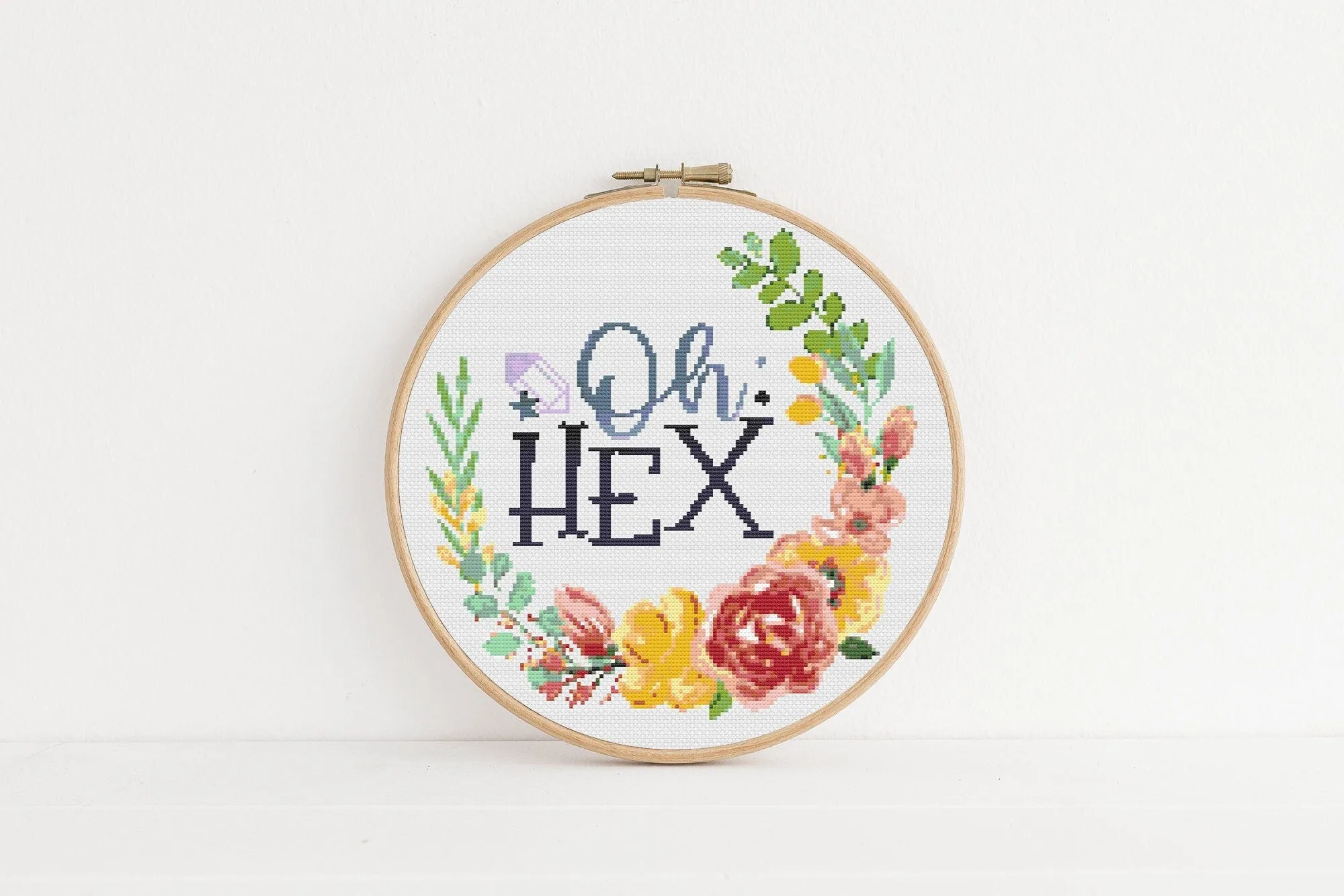 Oh Hex Cross Stitch Pattern #345