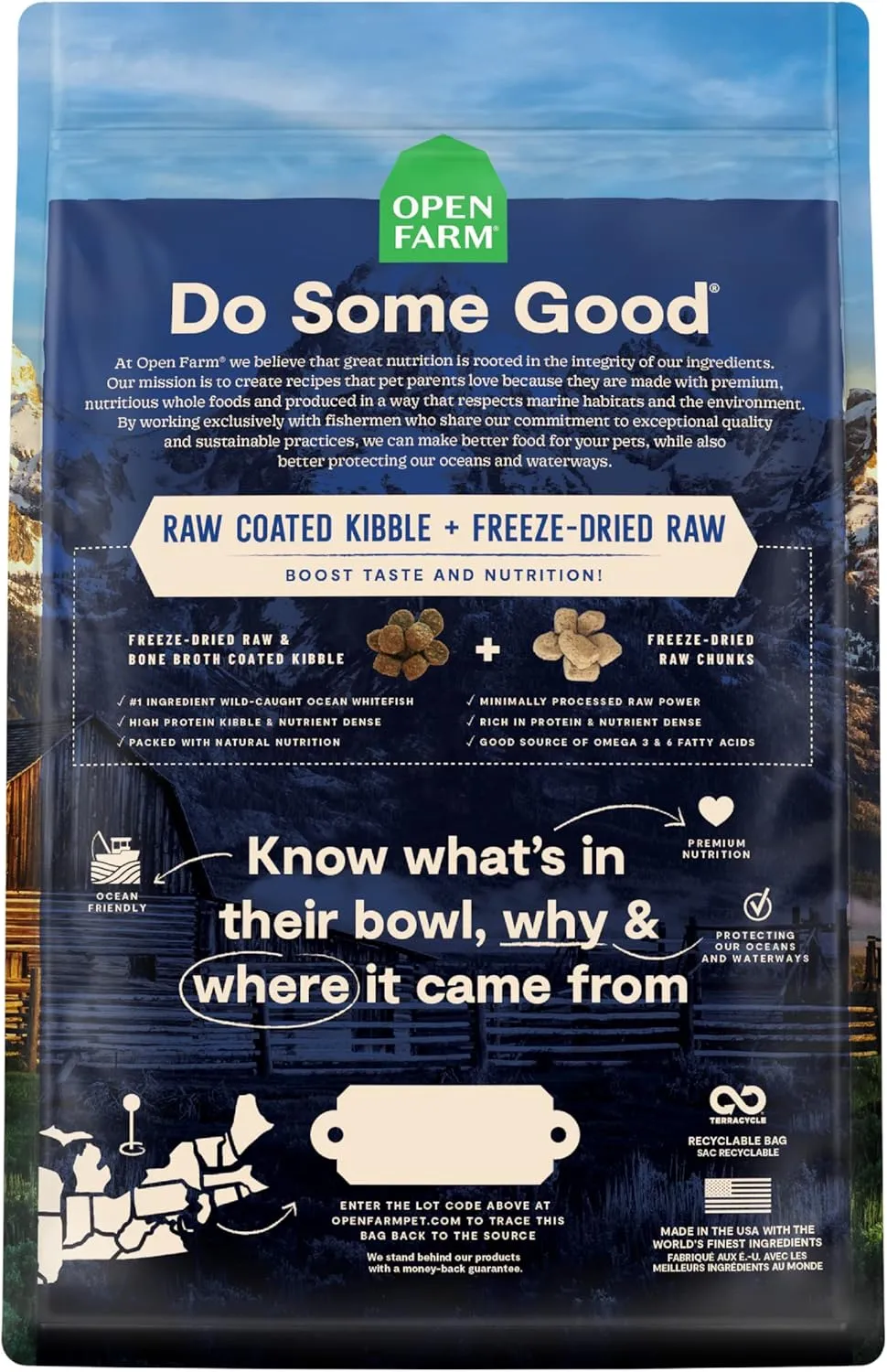 Open Farm Rawmix Ancient Grain - Wild Ocean Recipe