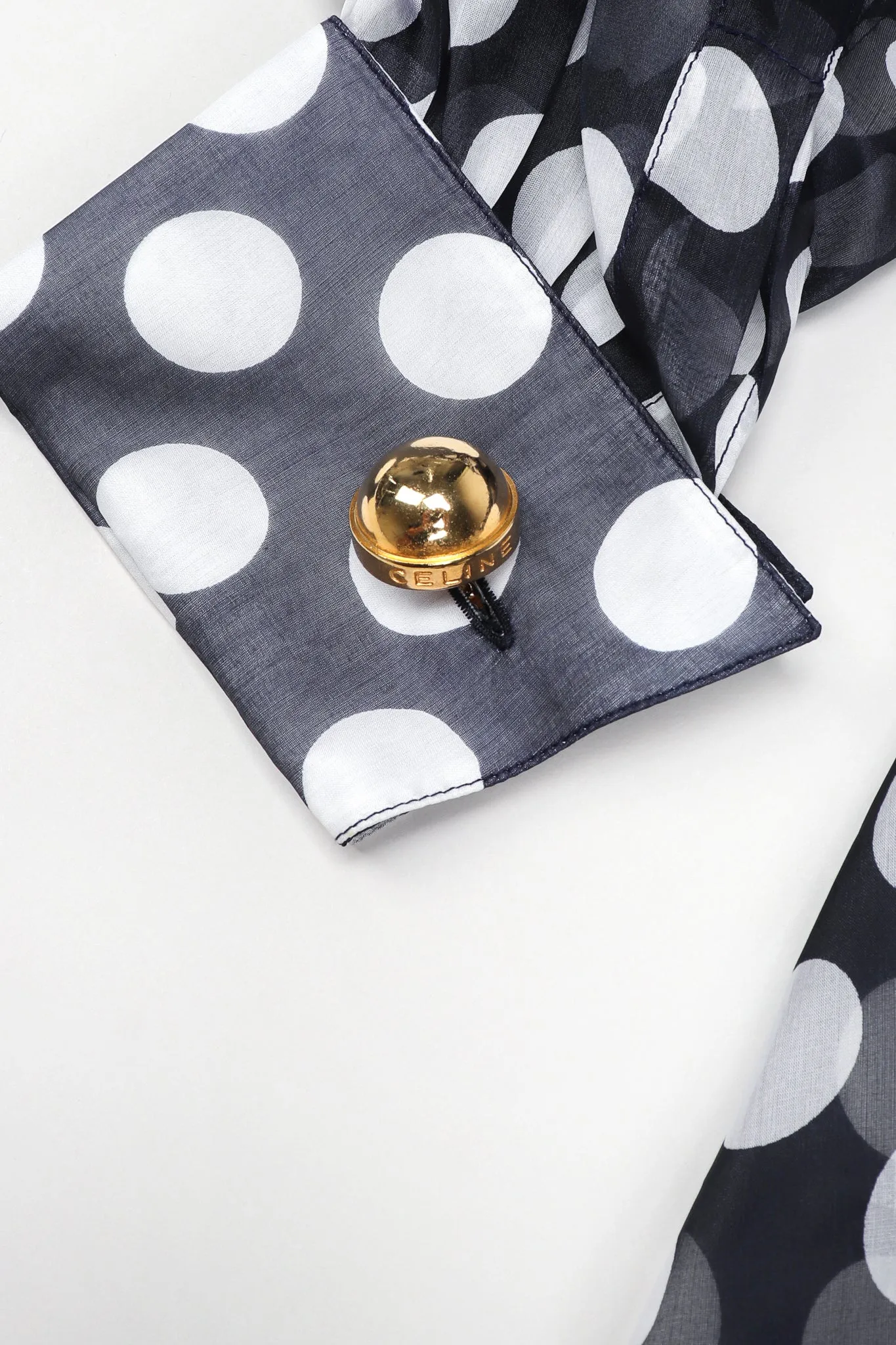 Organza Polka Dot Swing Shirt