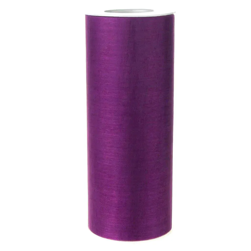 Organza Spool Roll, 6-Inch, 25 Yards