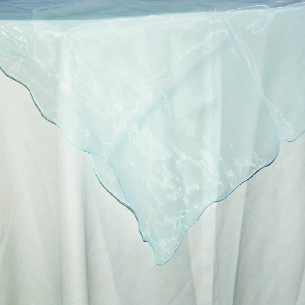 Organza Table Cover Overlay, 80-inch