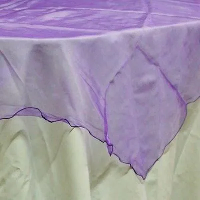 Organza Table Cover Overlay, 80-inch