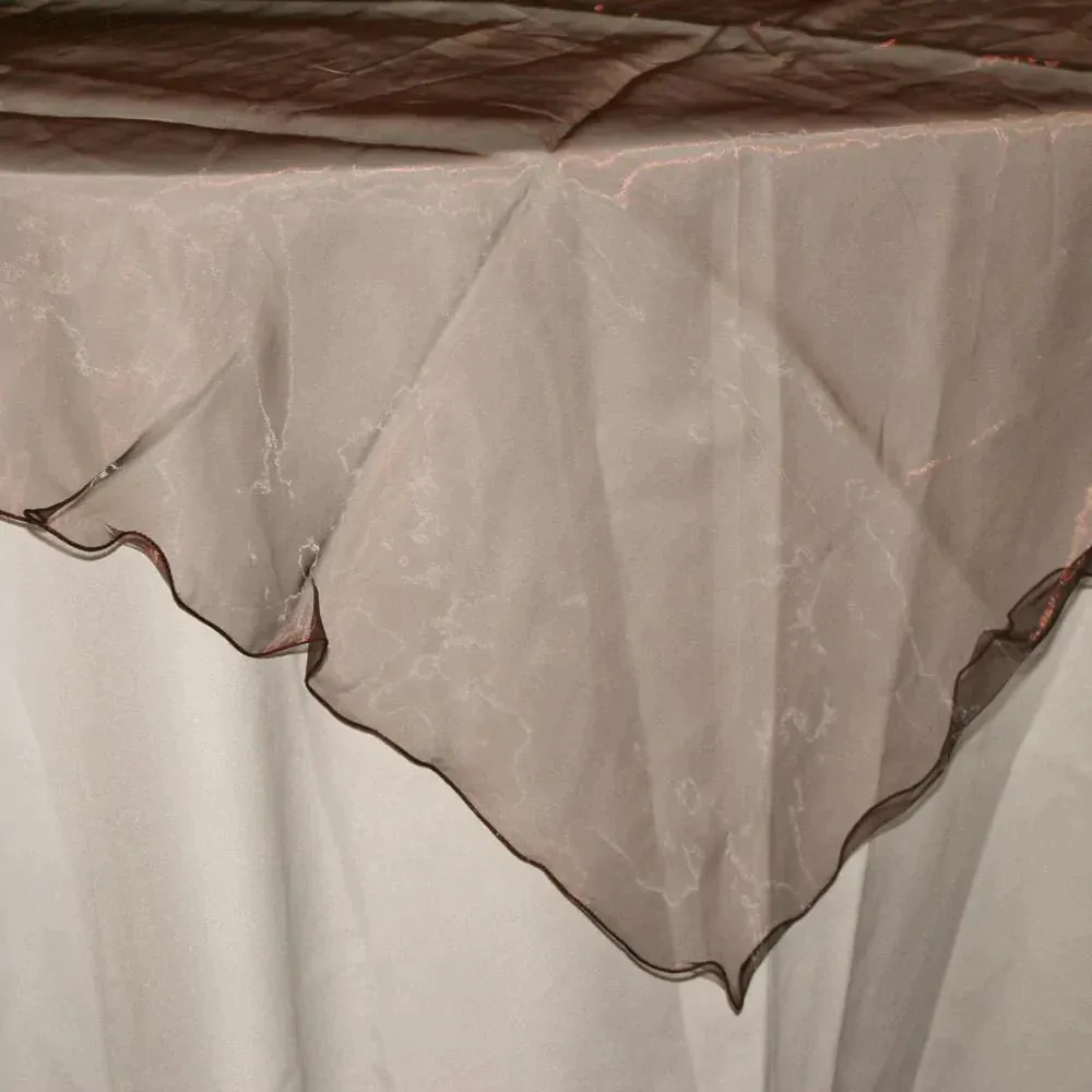 Organza Table Cover Overlay, 80-inch