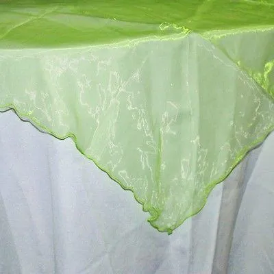 Organza Table Cover Overlay, 80-inch