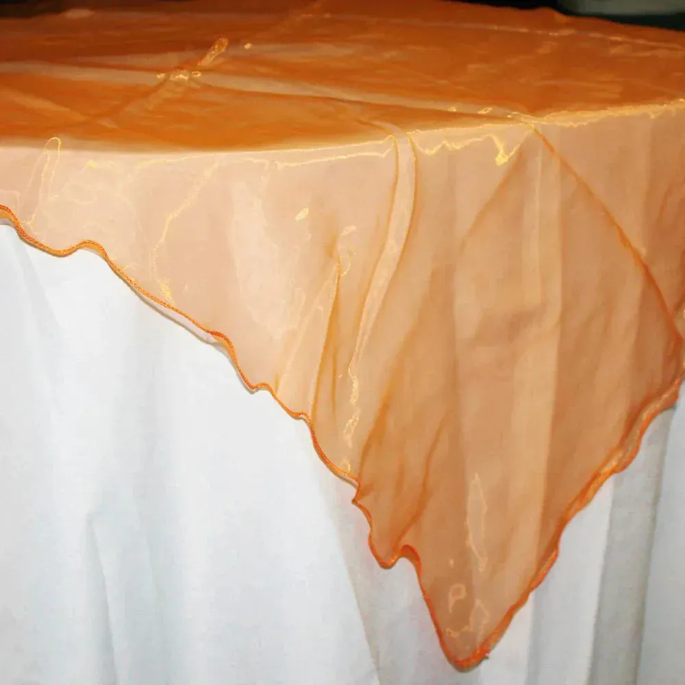 Organza Table Cover Overlay, 80-inch