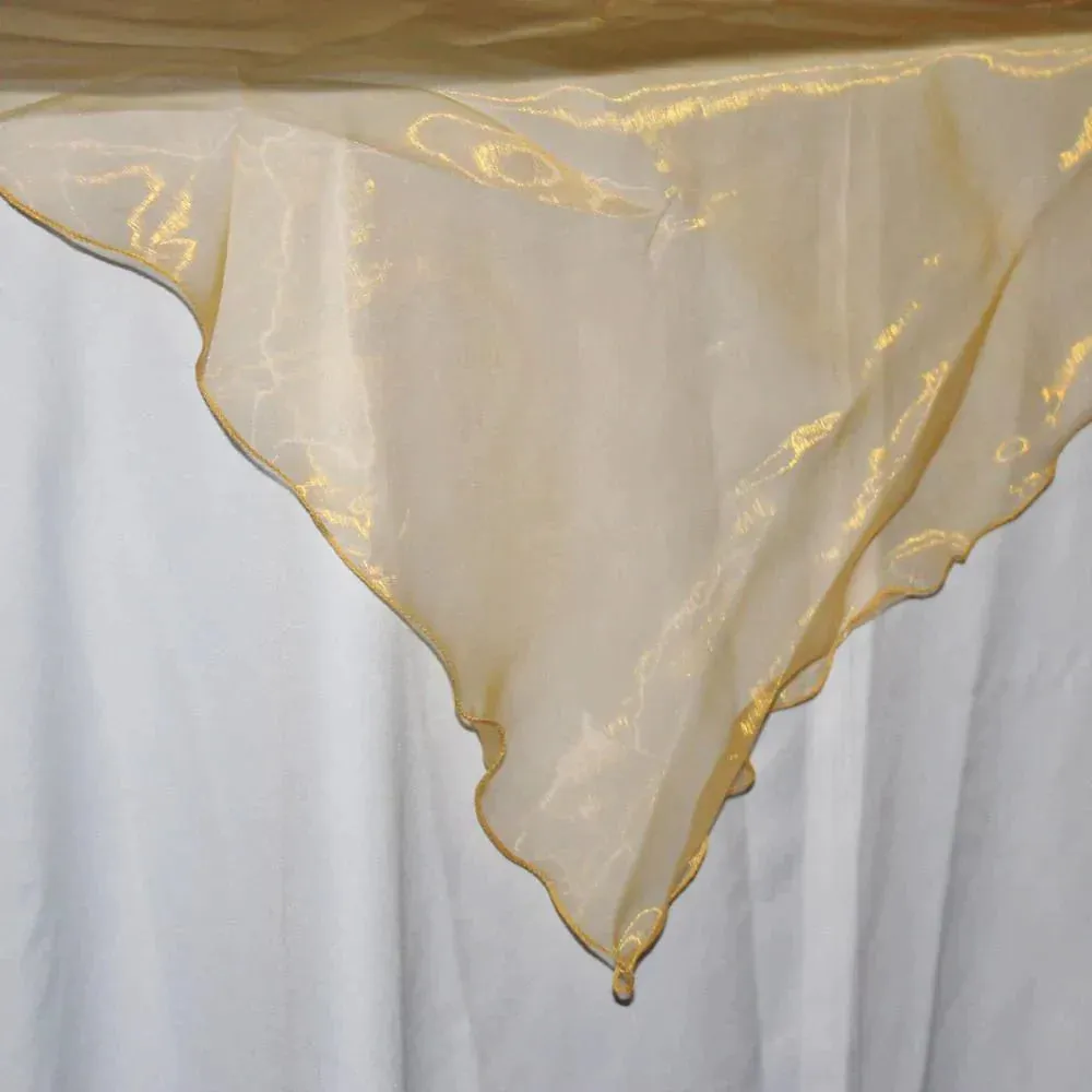 Organza Table Cover Overlay, 80-inch