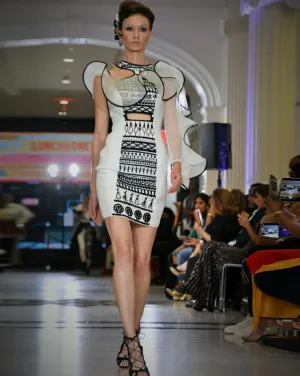 Palgarh Short Keyhole Dress