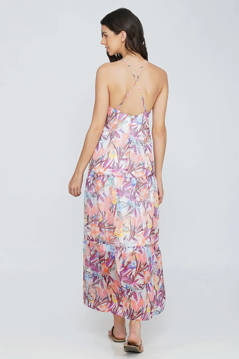 Passion Flower Maxi Dress