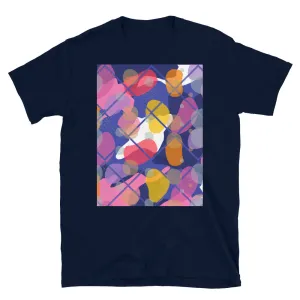 Patterned Short-Sleeve Unisex T-Shirt | Blue | Visionary Skies Collection