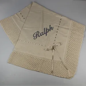 Personalised Shawl / Blanket - Spanish Knitted Shawl