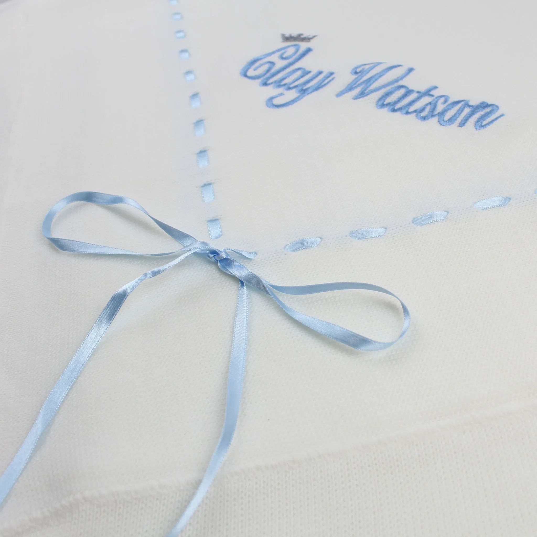 Personalised Spanish Knitted Shawl / Blanket - Boys