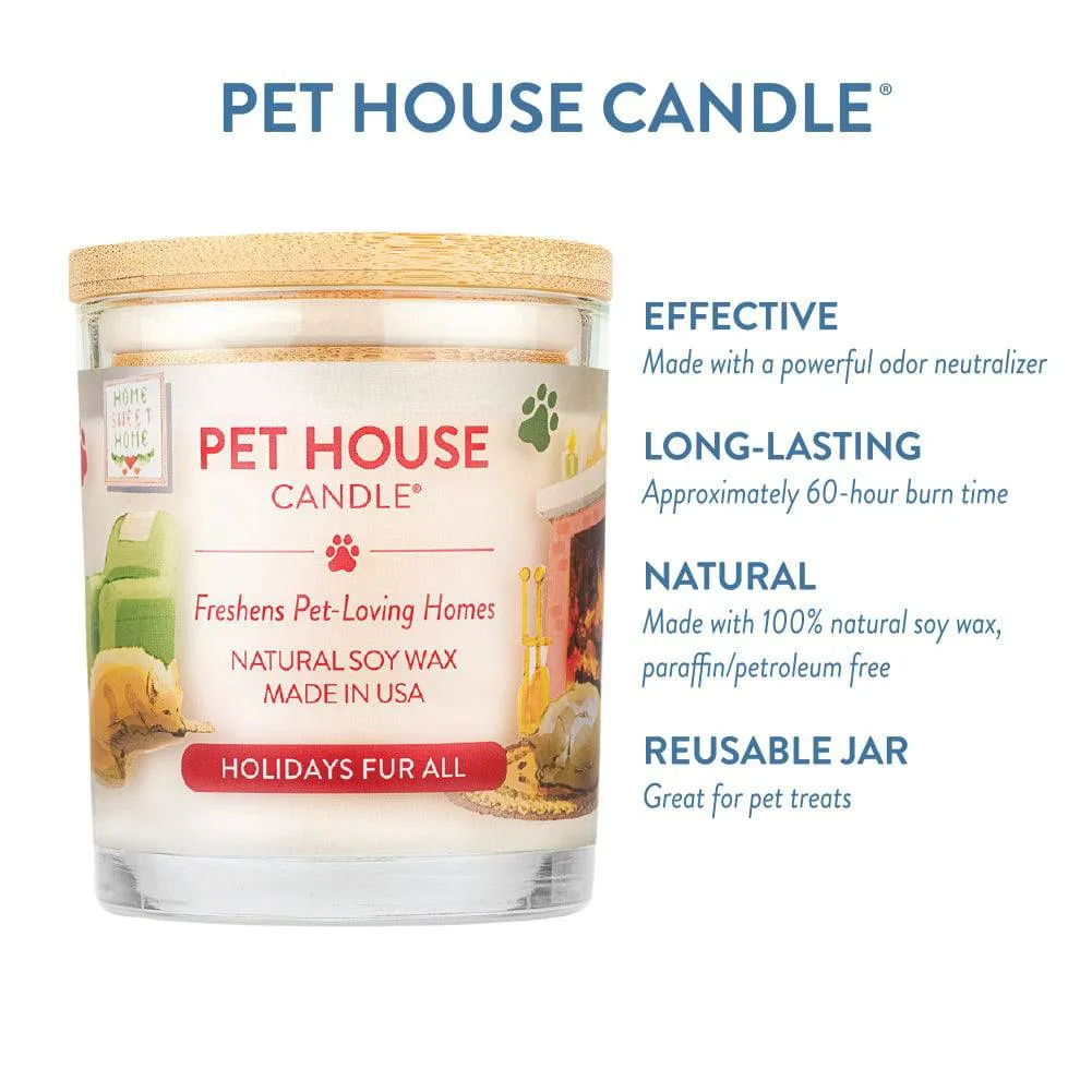 Pet House Holidays Fur All Candle