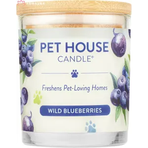 Pet House Sunwashed Cotton Eco-Friendly Soy Candles for Odor Control