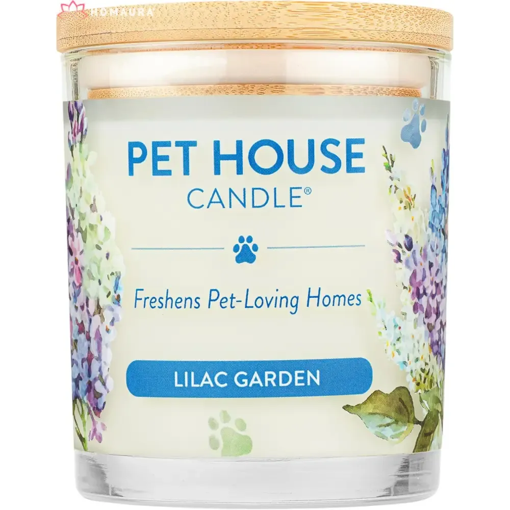Pet House Sunwashed Cotton Eco-Friendly Soy Candles for Odor Control