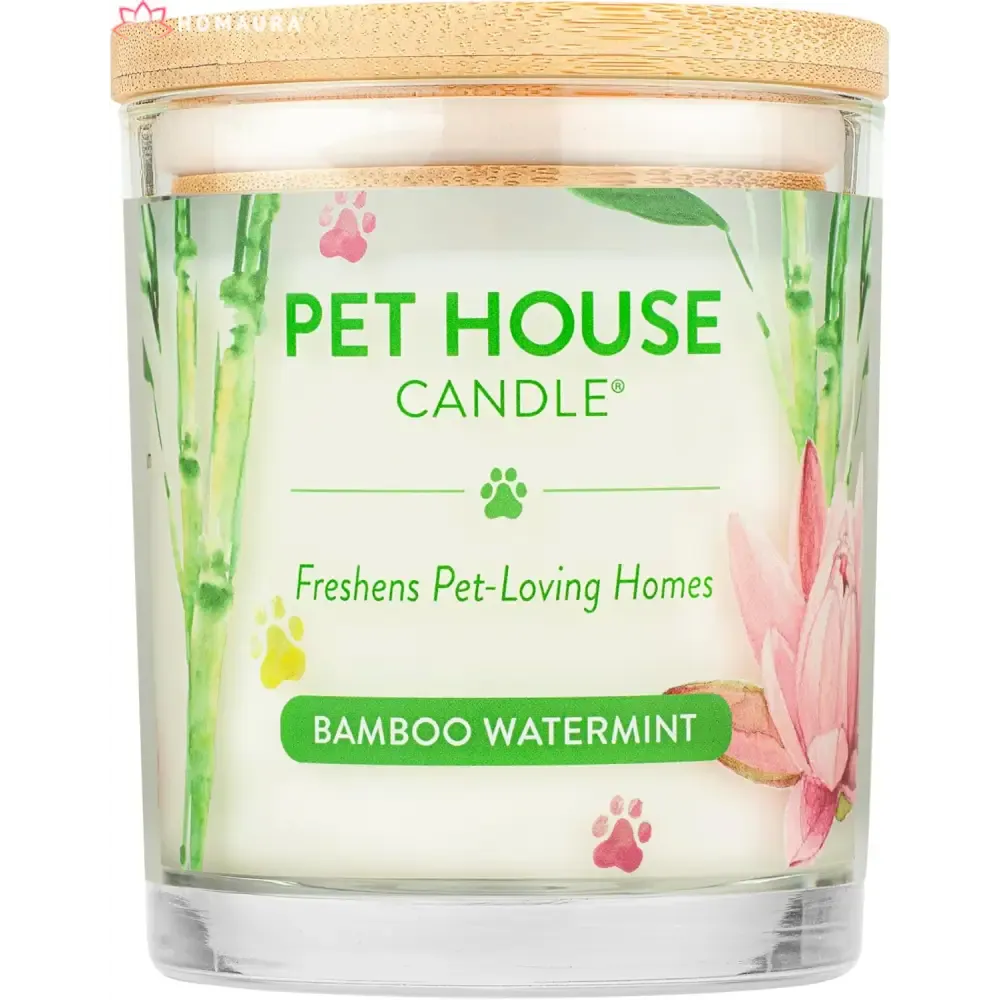 Pet House Sunwashed Cotton Eco-Friendly Soy Candles for Odor Control