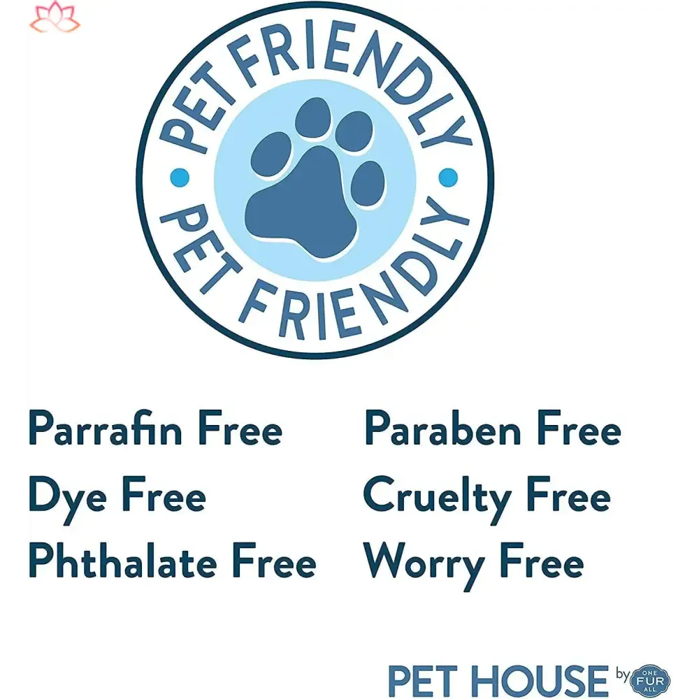 Pet House Sunwashed Cotton Eco-Friendly Soy Candles for Odor Control