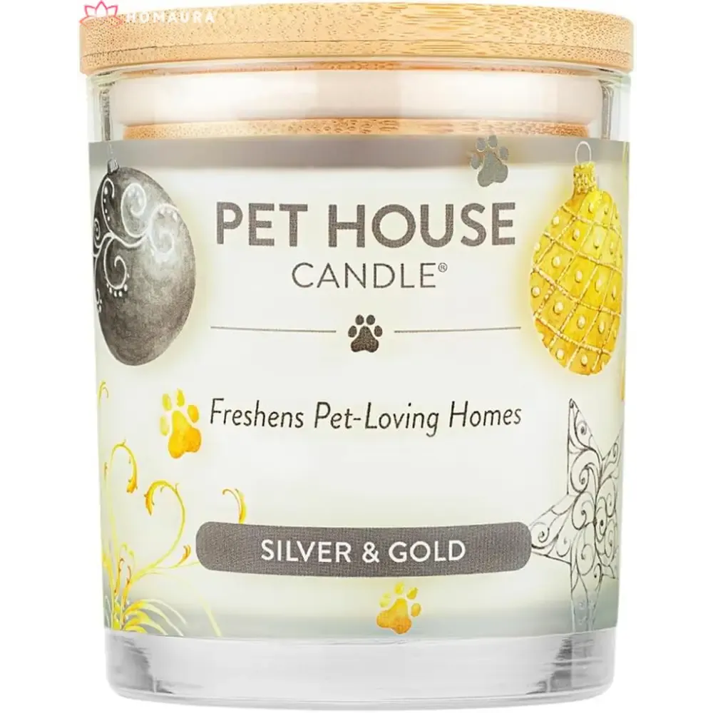 Pet House Sunwashed Cotton Eco-Friendly Soy Candles for Odor Control