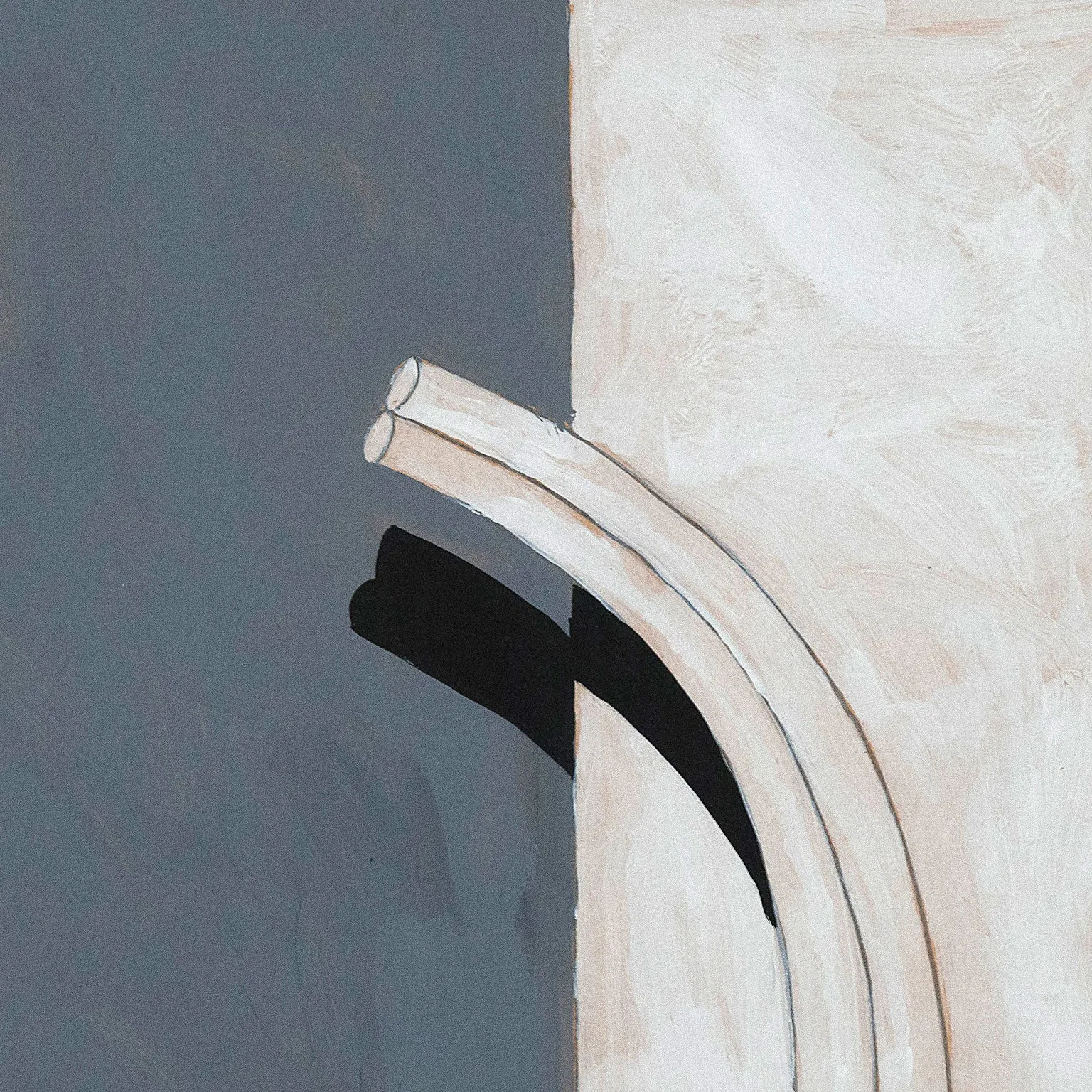 PETER SCHUYFF "GREY ABSTRACTION", 1980