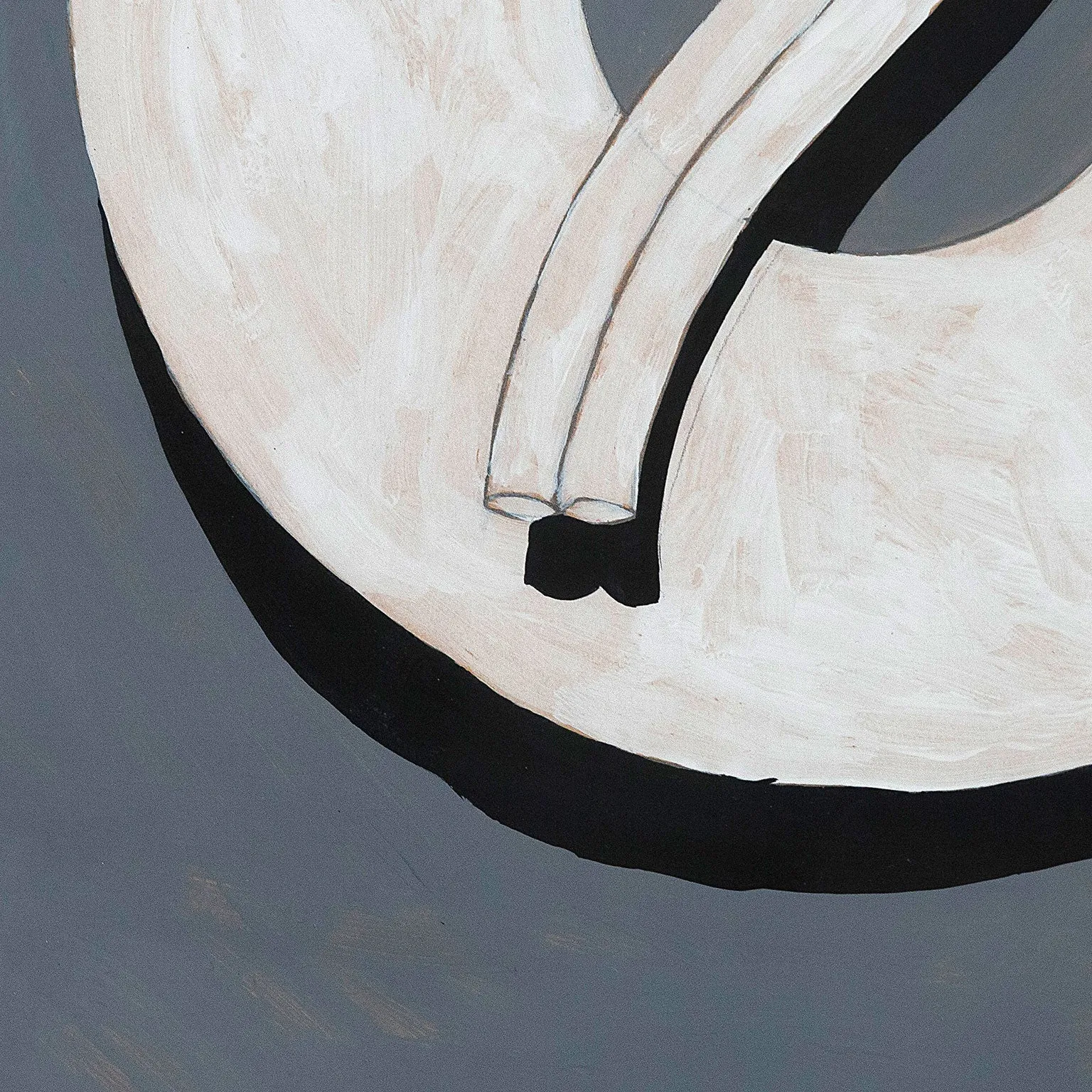 PETER SCHUYFF "GREY ABSTRACTION", 1980