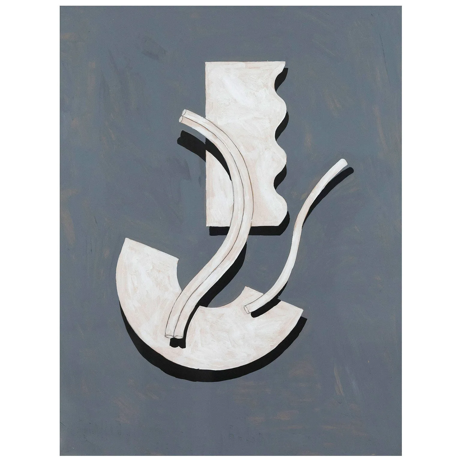 PETER SCHUYFF "GREY ABSTRACTION", 1980