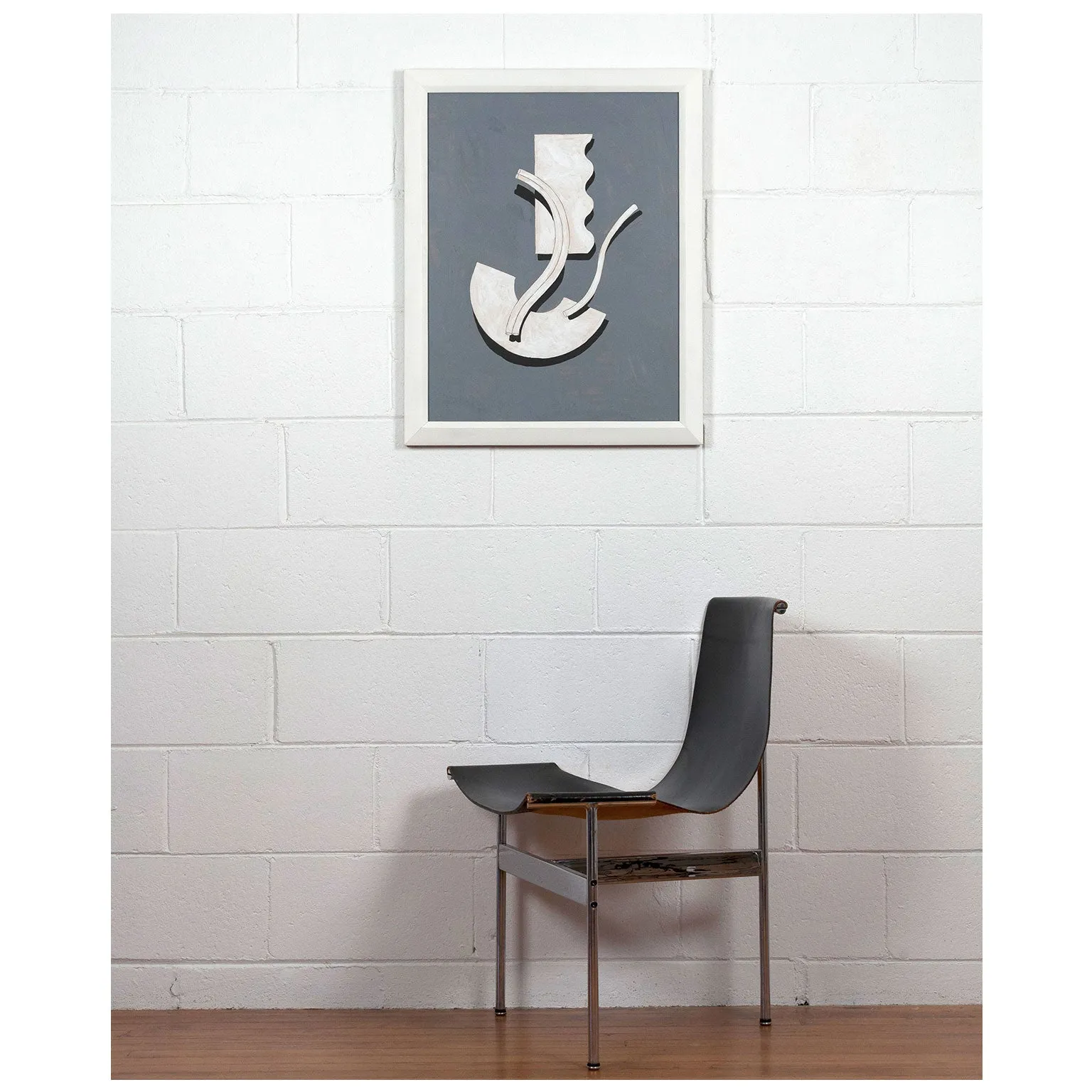 PETER SCHUYFF "GREY ABSTRACTION", 1980