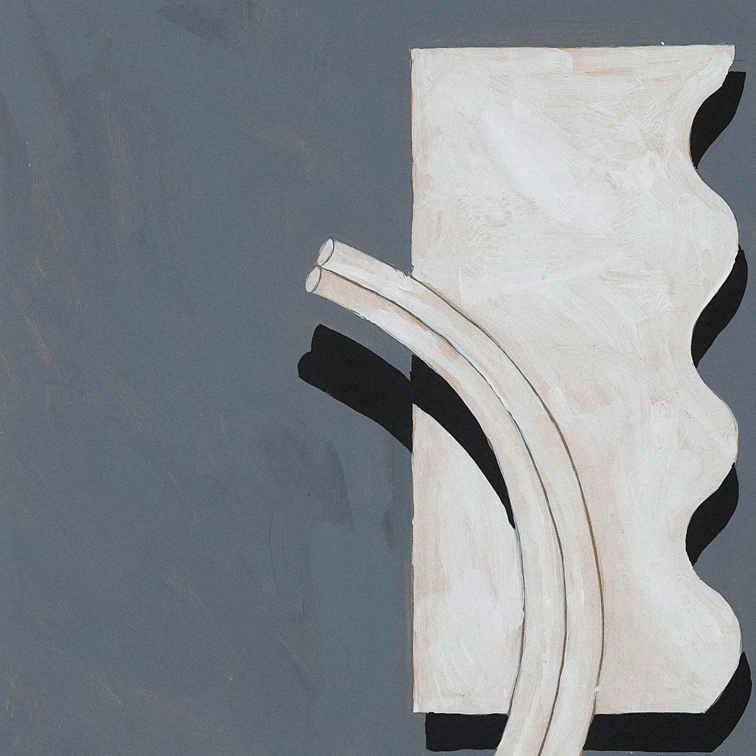 PETER SCHUYFF "GREY ABSTRACTION", 1980