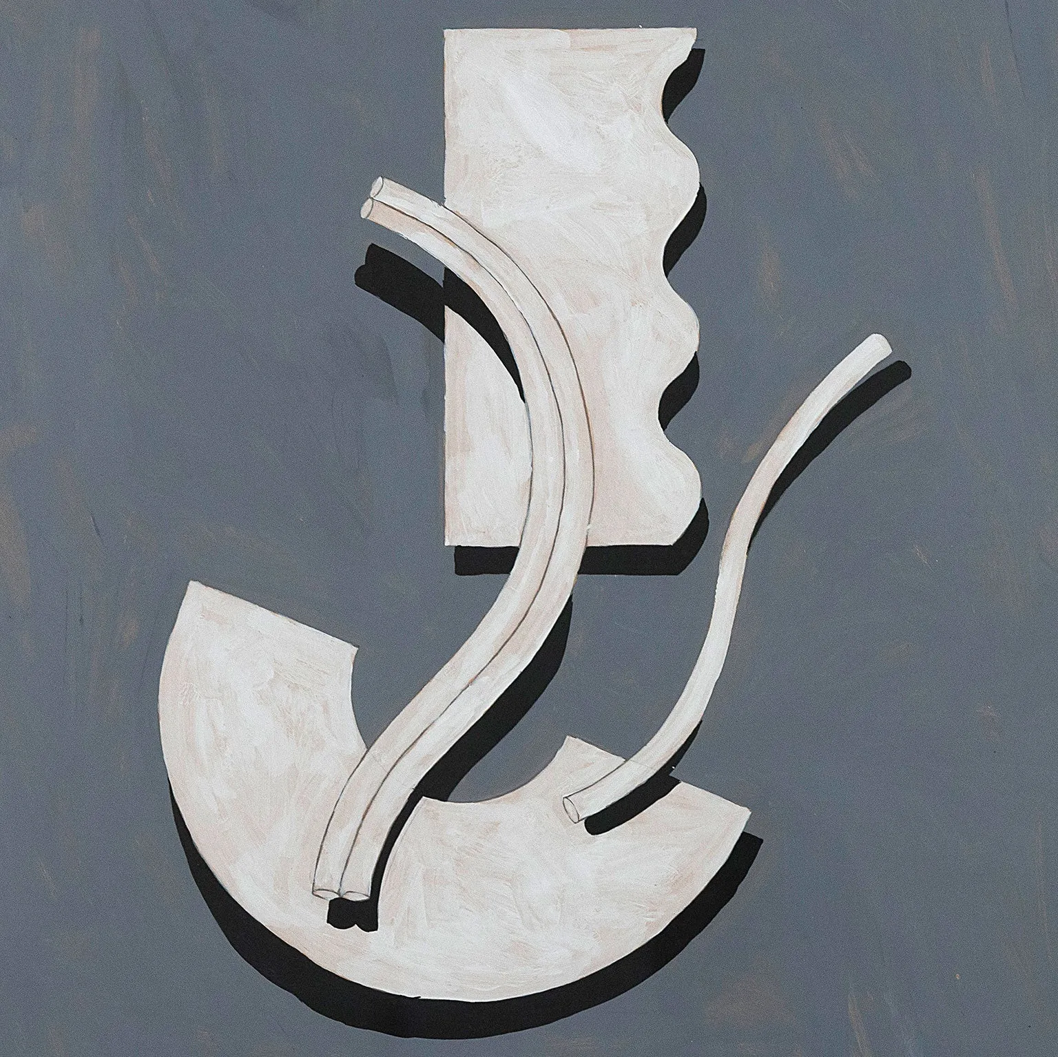 PETER SCHUYFF "GREY ABSTRACTION", 1980