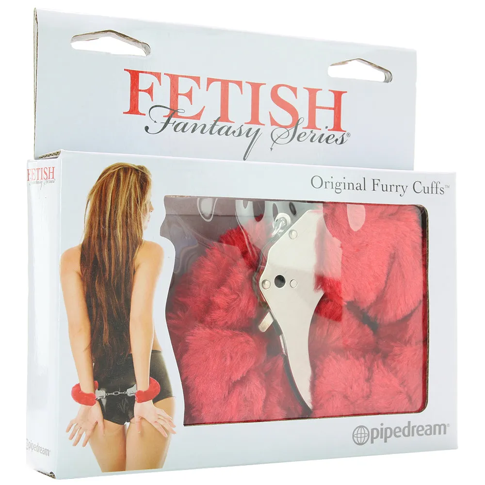 Pipedream Fetish Fantasy Series Original Furry Cuffs Red