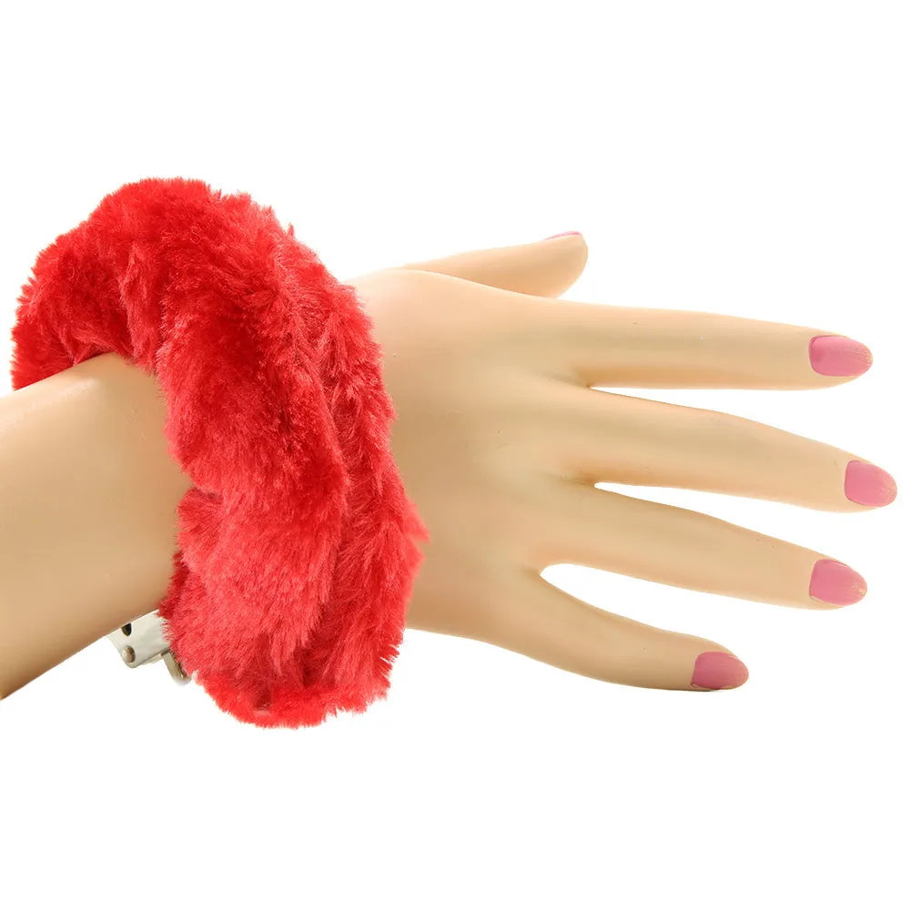 Pipedream Fetish Fantasy Series Original Furry Cuffs Red