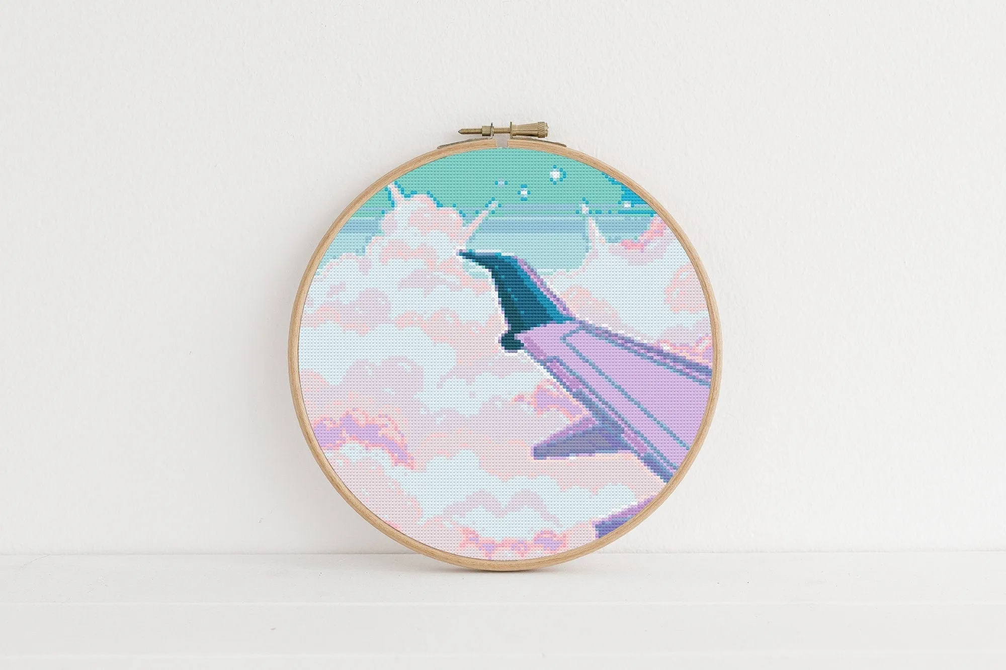Plane Cross Stitch Pattern #687