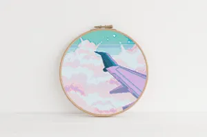 Plane Cross Stitch Pattern #687