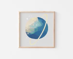 Planet Cross Stitch Pattern #1066