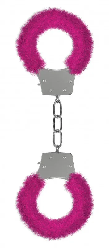 Pleasure Furry Handcuffs - Pink