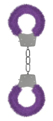 Pleasure Handcuffs Furry - Purple