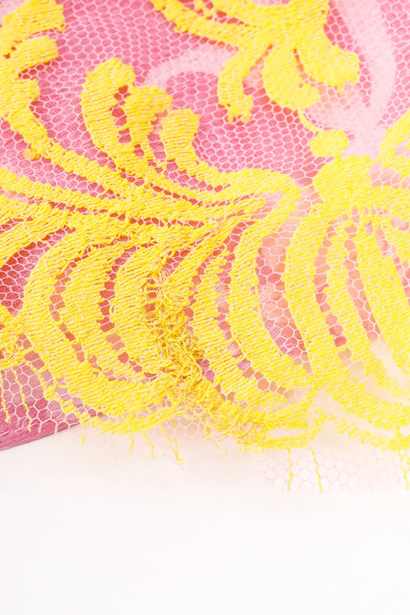 Point D'Esprit Lace Mesh Skirt