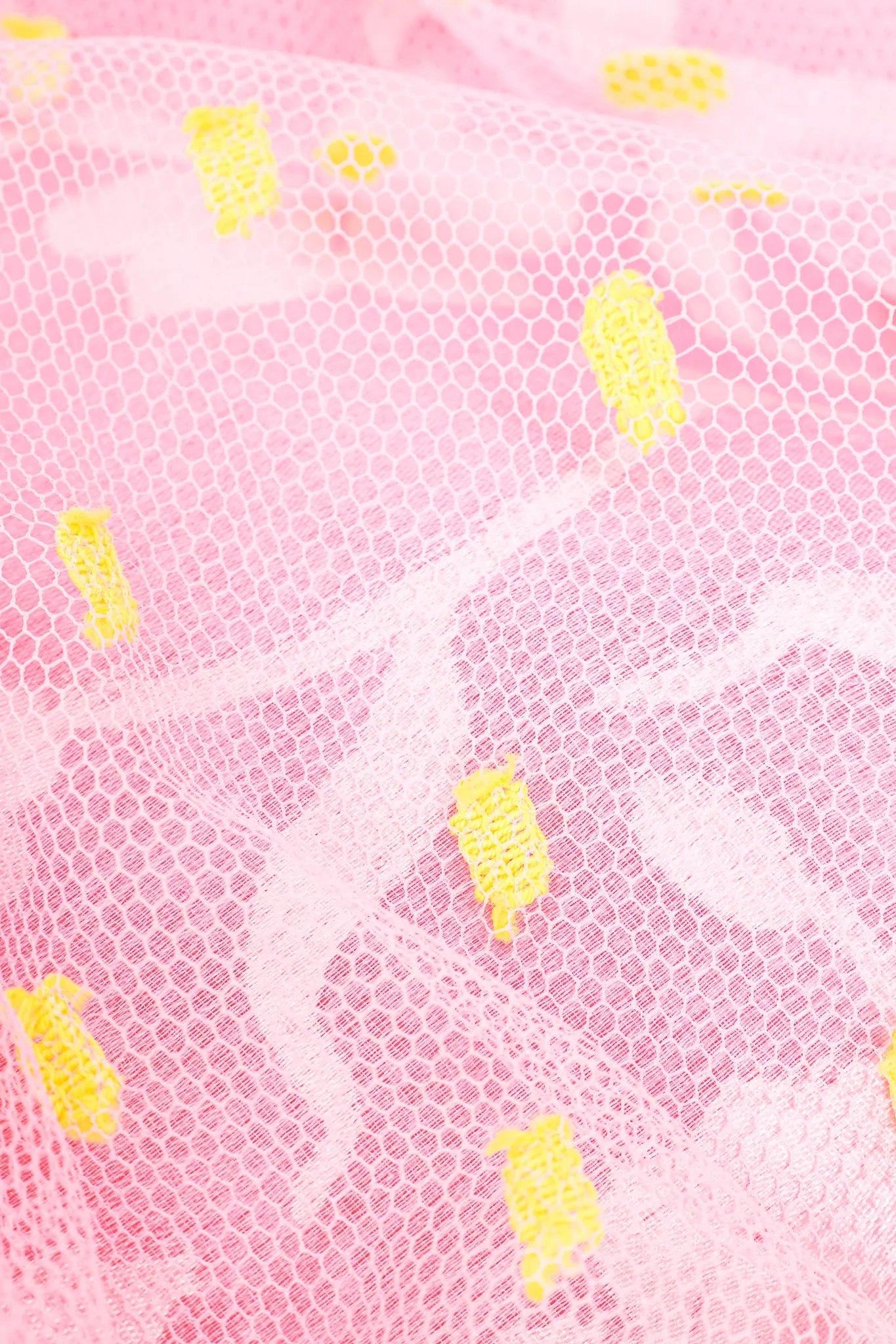 Point D'Esprit Lace Mesh Skirt