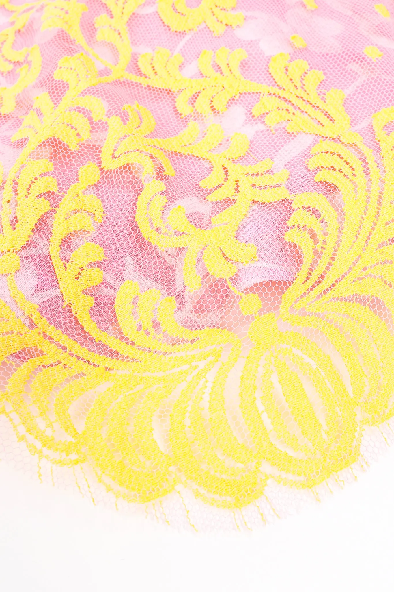 Point D'Esprit Lace Mesh Skirt