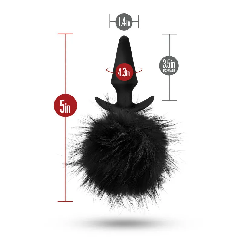 Pom Plugs Fur Pom Pom - Black