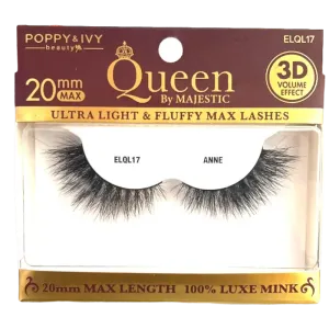 Poppy & Ivy Queen by Majestic Premium Lashes- A Blend of Elegance and Ethical Beauty ELQL17-ANNE
