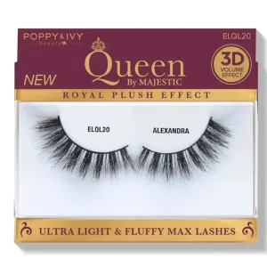 Poppy & Ivy Queen by Majestic Premium Lashes- A Blend of Elegance and Ethical Beauty ELQL20-ALEXANDRA