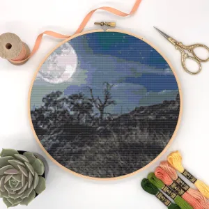 Prairie Moon Cross Stitch Pattern #230