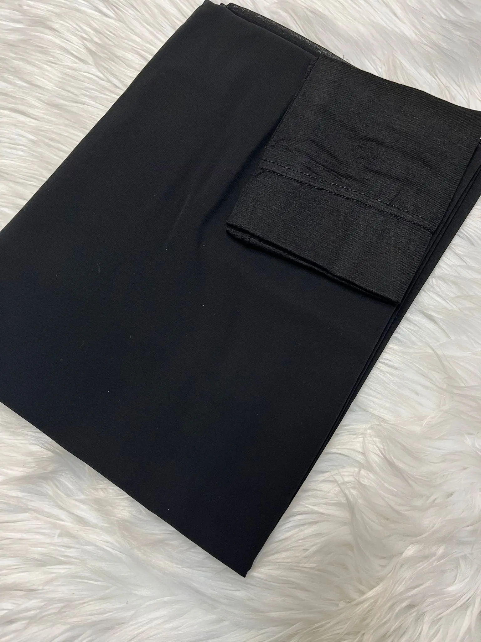 Premium Chiffon & Tube set - Black