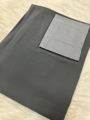 Premium Chiffon & Tube set - Grey