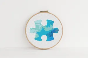 Puzzle Cross Stitch Pattern #1069